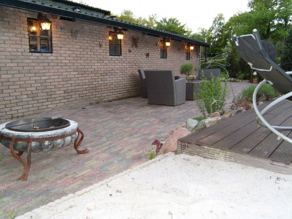 achtertuin zitje/vuurtje